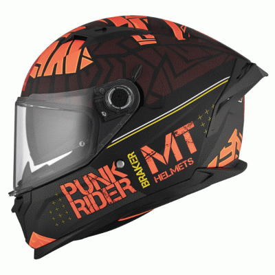 Κράνος μηχανής MT BRAKER SV PUNK RIDER B5 ΜΑΤ FULL FACE